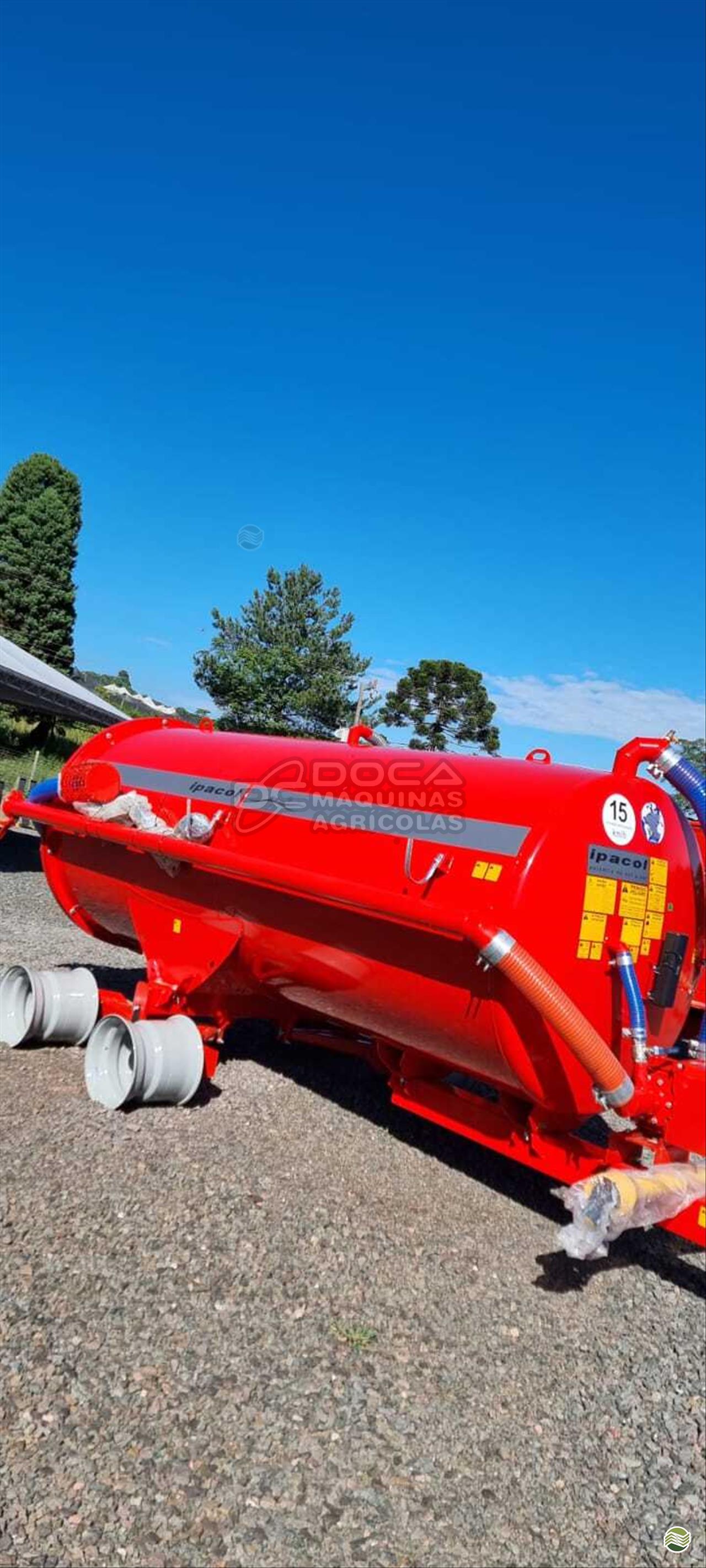 IMPLEMENTOS AGRICOLAS DISTRIBUIDOR ADUBO ORGÂNICO LÍQUIDO Doca Máquinas Agrícolas FRAIBURGO SANTA CATARINA SC